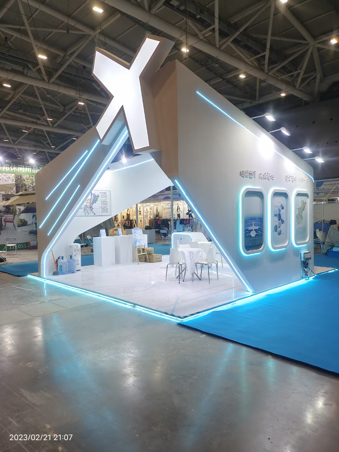 廣州展會搭建設(shè)計(jì)深圳跨境電商展，福永街道展臺