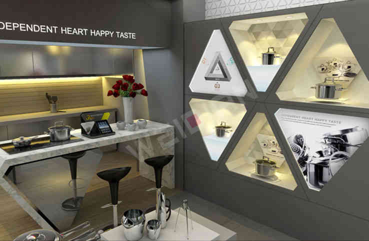 廣州裝修設(shè)計(jì)公司三A廚具全國終端形象店裝飾設(shè)計(jì)案例