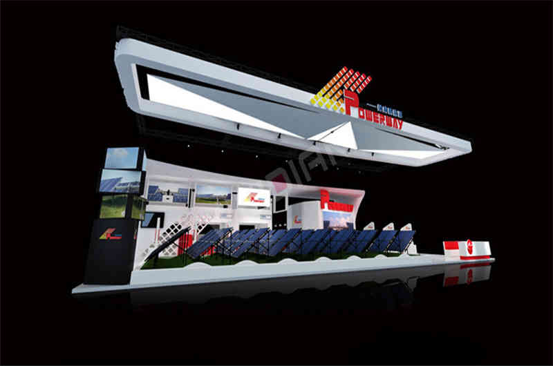 特裝展臺(tái)展覽設(shè)計(jì)公司助力保威能源成都國(guó)際太陽(yáng)能光伏及儲(chǔ)能技術(shù)展覽會(huì)PV chengdu廣州廣交會(huì)展臺(tái)搭建商