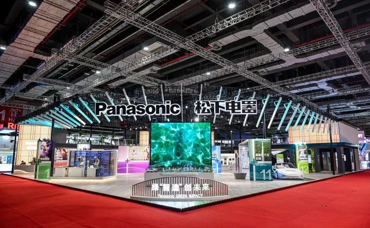 武漢展位設計搭建公司領你看最具有創意00家企業展臺的2023進博會(松下展位)2