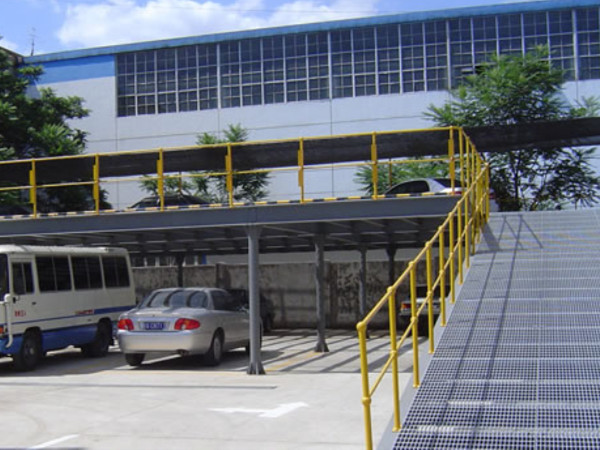 金華停車(chē)場(chǎng)鋼格板案例